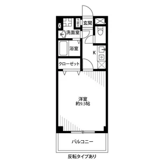 アンプルール フェール COCO【301号室】の間取り