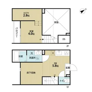 io【205号室】の間取り