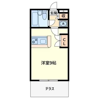 ワコーレエレガンス北小金【102号室】の間取り