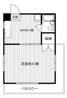 フルール佐伯【301号室】の間取り