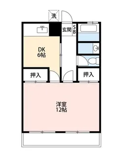 セントラルハイツ【201号室】の間取り