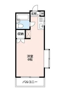 αNEXTビックフィールド【201号室】の間取り