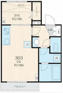 IKI新八柱【303号室】の間取り