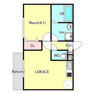 ジーメゾン鎌ケ谷シエル【0201号室】の間取り
