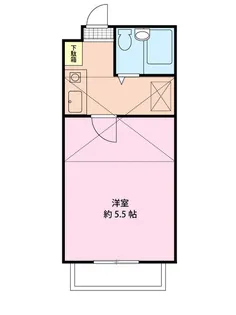 ジュネパレス松戸第154【2階】の間取り