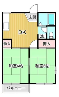 ベルナハイツⅠ【201号室】の間取り