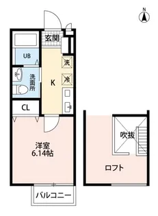 Infoglia Clair【205号室】の間取り