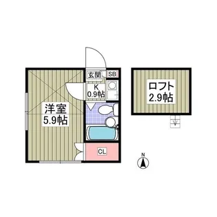 北松戸第7レジデンス【104号室】の間取り