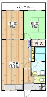 ベルドゥムール鎌ヶ谷【105号室】の間取り