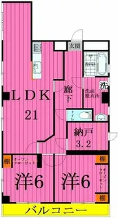 RIBEIRAⅠ〜リベイラワン〜【202号室】の間取り