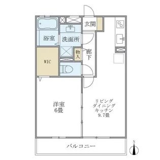 シエルルージュ松戸【305号室】の間取り