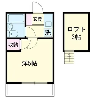 ロフティA−one【107号室】の間取り