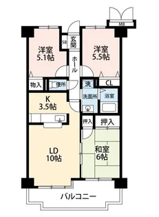 大新ヒルズ【306号室】の間取り