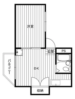 エメラルドハイム平和台【203号室】の間取り
