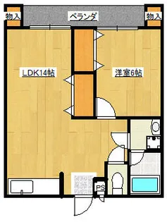 ヴィラージュ新鎌ヶ谷B棟【203号室】の間取り