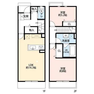 アムールSⅠ【104号室】の間取り