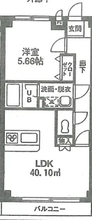 いつきビル【302号室】の間取り