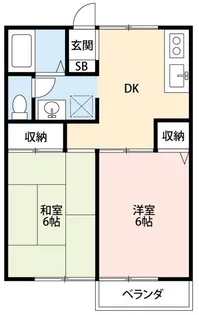 グリーンテリア 第5【202号室】の間取り