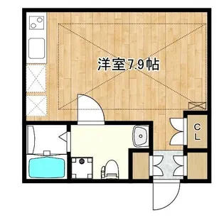 プリマルージュ松戸【204号室】の間取り