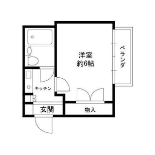 ジュネパレス松戸第524号【201号室】の間取り