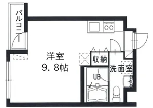 フェリスMK【3階】の間取り