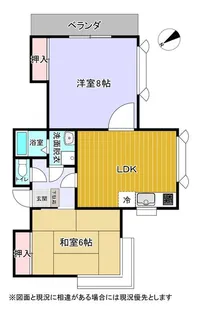 ストークハイツ【1階】の間取り
