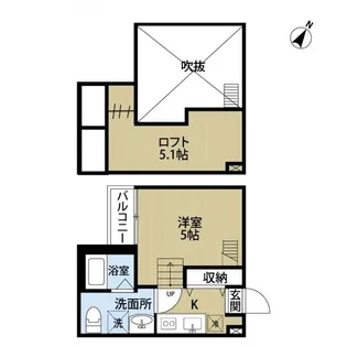 アーク【102号室】の間取り