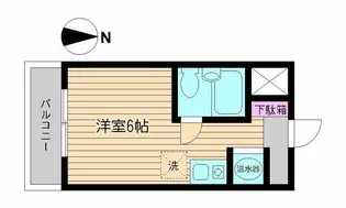 ポルタビアンカ【108号室】の間取り