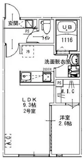 KEIAI RESIDENCE 常盤平【202号室】の間取り