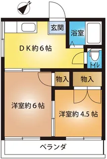 双葉ハイツ【203号室】の間取り