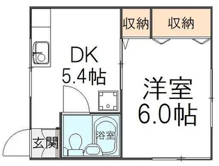 MISAKI Ⅰ【102号室】の間取り