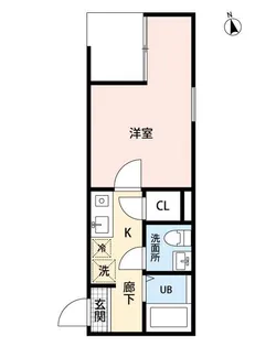 BlueTerrace松戸【206号室】の間取り
