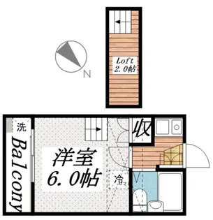 北小金第15レジデンス【202号室】の間取り