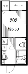 フォセット松戸・上本郷【2階】の間取り