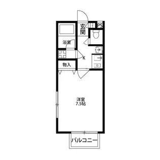 サンコート江戸川台【203号室】の間取り