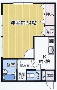 南花島コーポラス【2階】の間取り