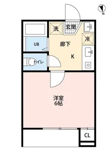 BlueTerrace松戸【101号室】の間取り