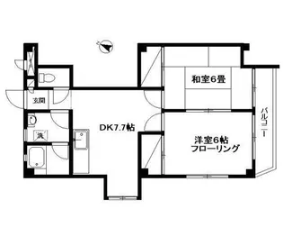 カーサグレイス【401号室】の間取り