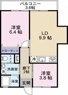 小泉マンション【306号室】の間取り