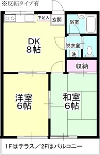 グランドール北習志野【2階】の間取り