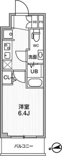 LIMERESIDENCE KITAMATSUDO【305号室】の間取り