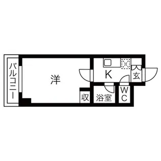 CASSIA南行徳【202号室】の間取り