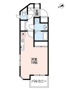 GALLERY El−dorado【208号室】の間取り