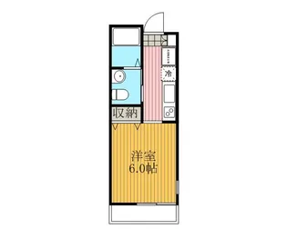 ヒューマンパレス南流山ⅦB棟【201号号室】の間取り