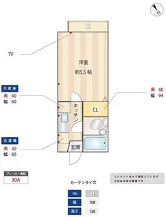パストラル松戸【204号室】の間取り
