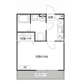 MQuarto柏Ⅱ【303号室】の間取り