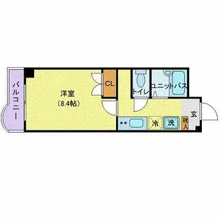 Nasic柏【504号室】の間取り