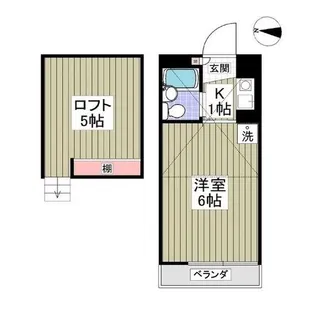 グランドソレイユ松戸【204号室】の間取り