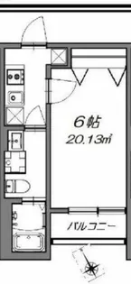 ベルメント陣屋前A棟【102号室】の間取り