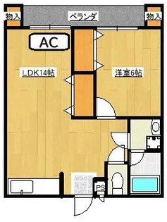 ヴィラージュ新鎌ヶ谷B棟【104号号室】の間取り